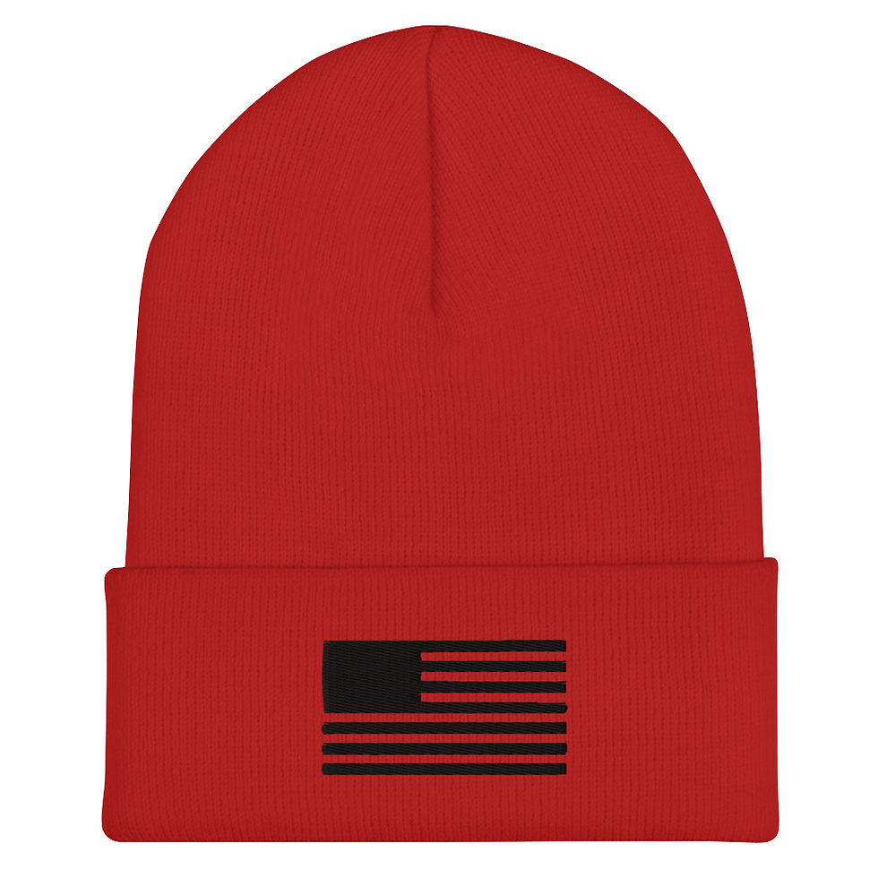 Thumbnail: Flag Beanie in Black