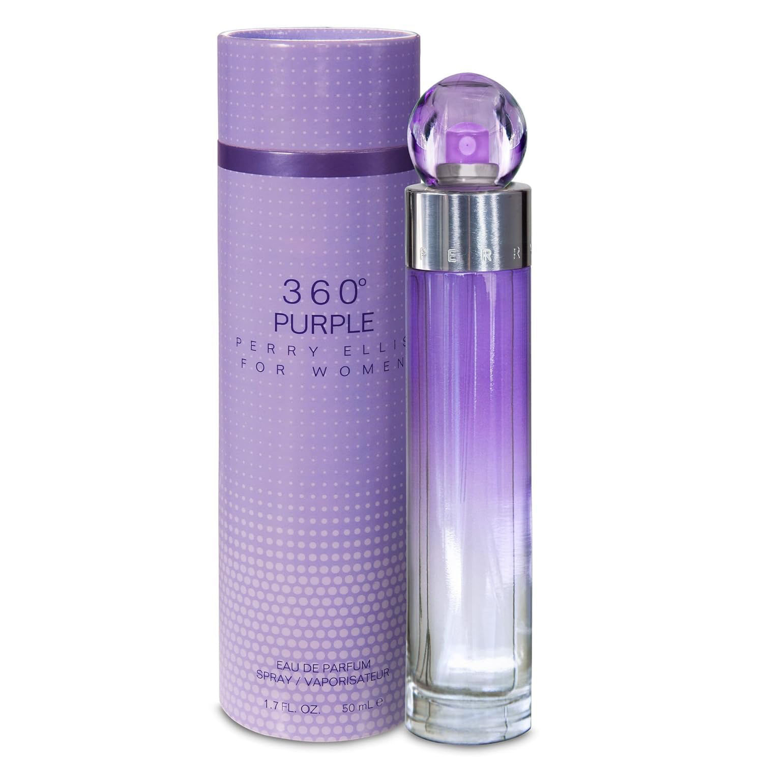 Perry Ellis 360° Purple for Women Eau de Parfum, 50 mL