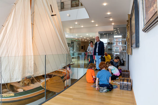 Kinderen in het Fries Scheepvaart Museum