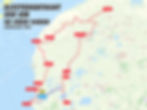 Karte der Segelroute Elfstedentocht