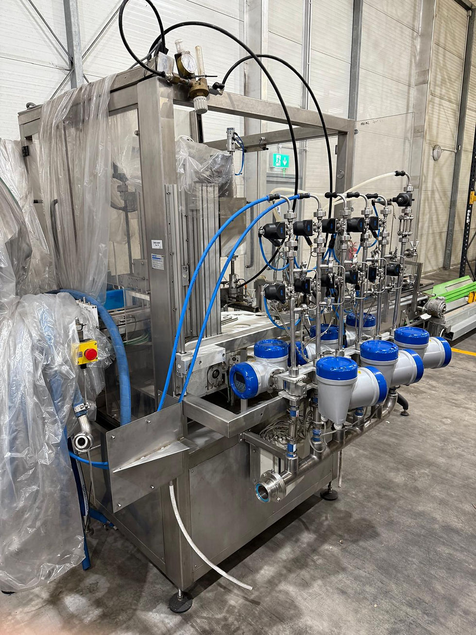 Thumbnail: Wick Und Schaefer Rotary Filler with Bottle Cap Sorter and Bottle Capper