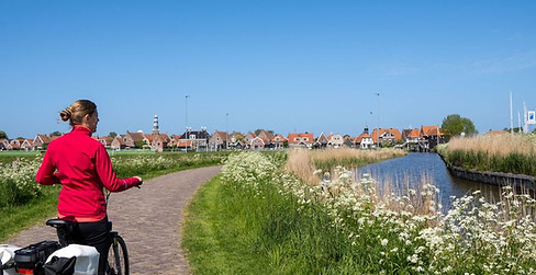 Fietsen bij Hindeloopen