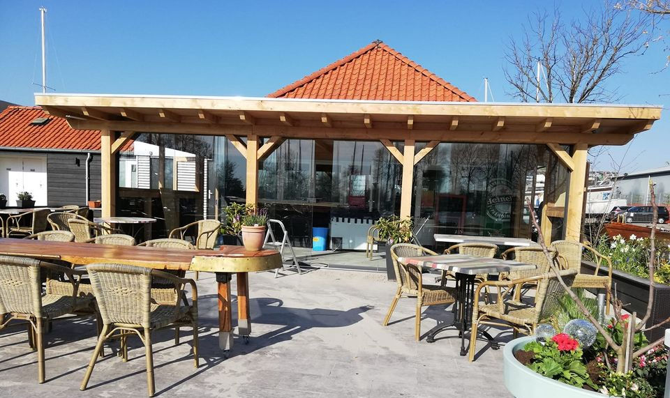 Terras van Tante Juul in Heeg