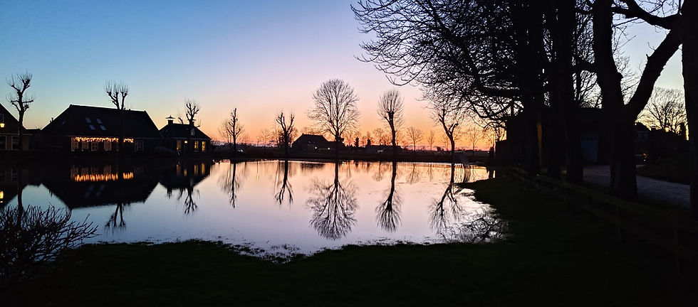 Het kaatsveld wordt omgetoverd tot schaatsbaan