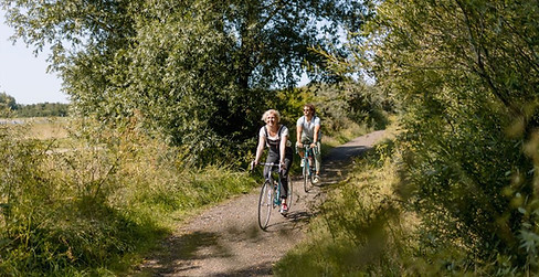 Fietsen langs het Lauwersmeer
