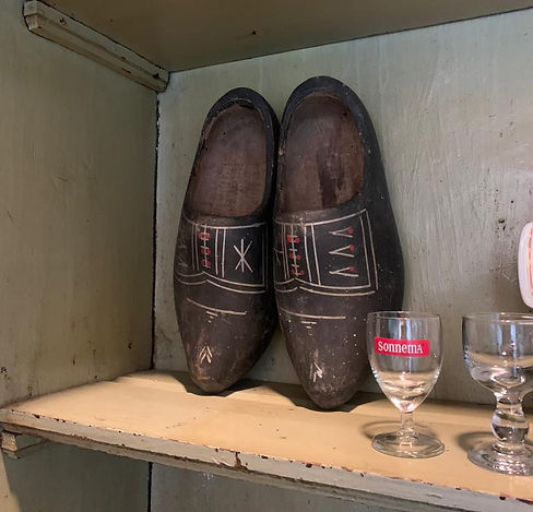 Antique Frisian clogs in our holiday home