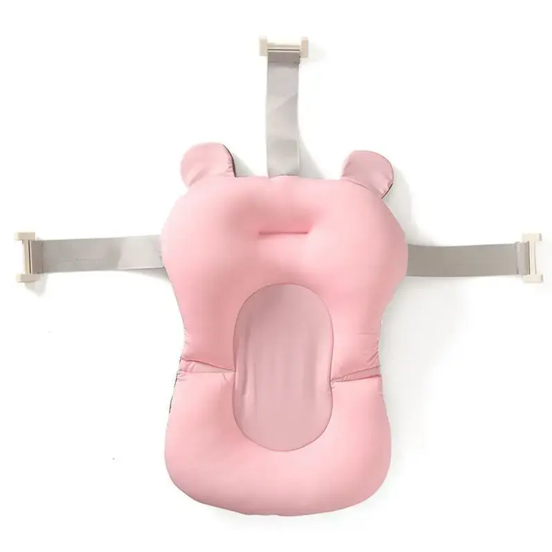 Thumbnail: Baby Shower Bath Tub Pad Non-Slip Newborn Bathtub Mat Safety Nursing Foldable