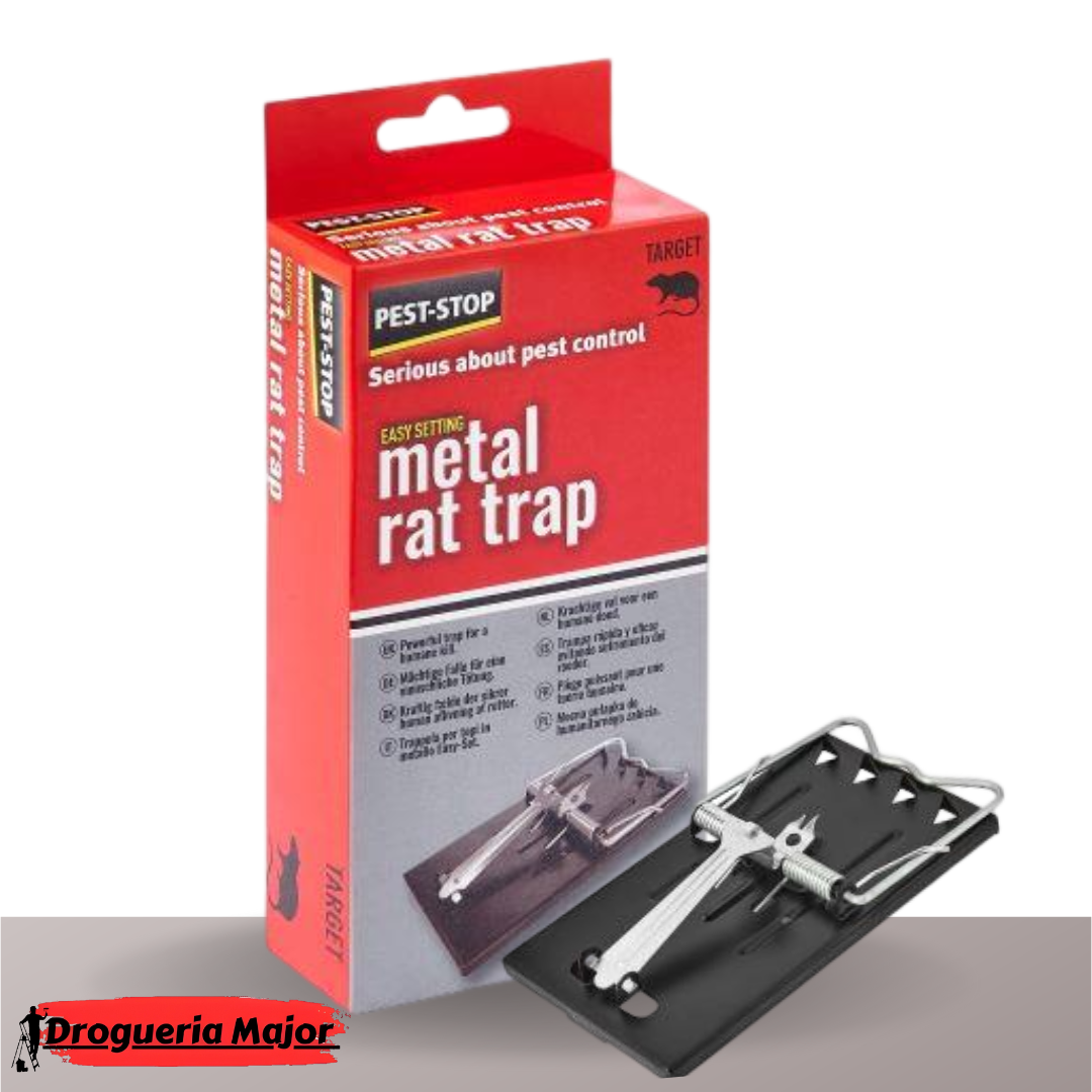 Trampa de metal para ratas PEST-STOP