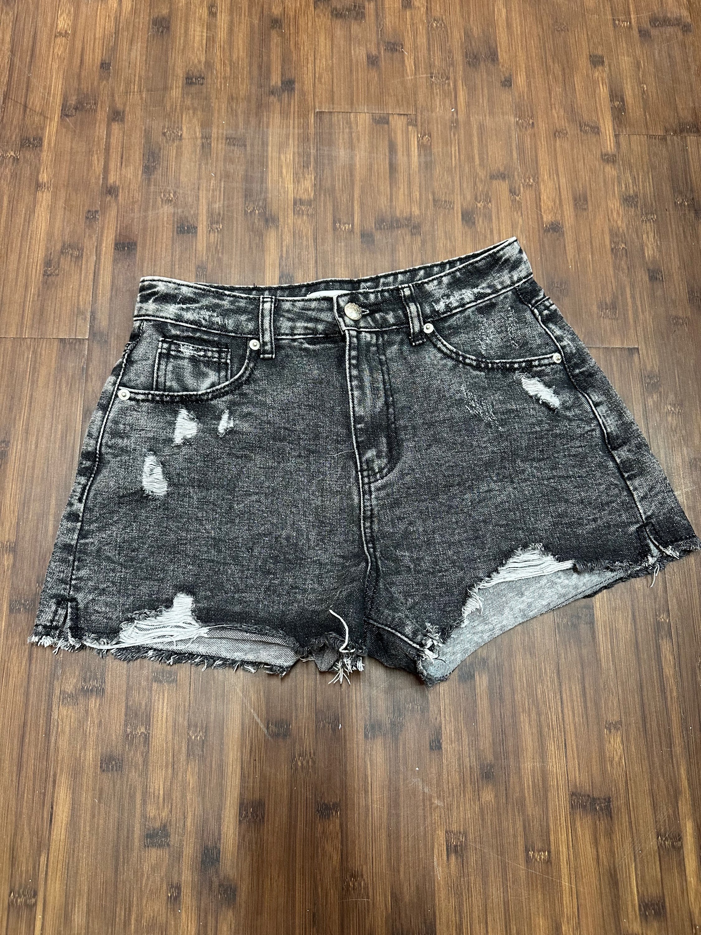 Black Denim - Shorts