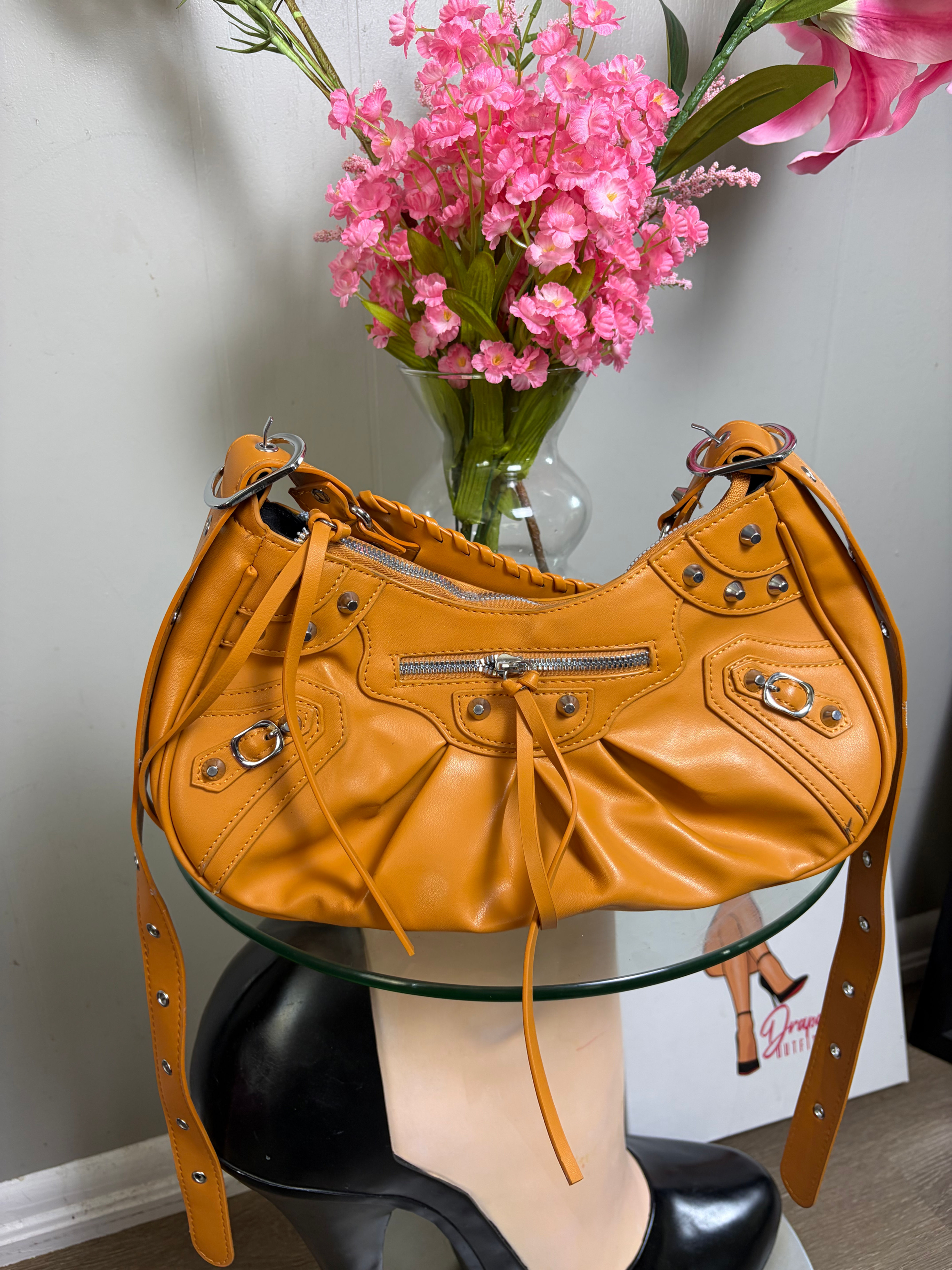 Large Madam Handbag - Burnt Orange
