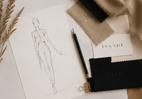 Neutral fashion accessories and styling inspiration for ISAADE