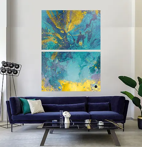 Vanish Into Thin Air - Two Separated Canvases