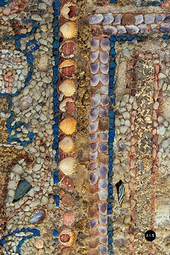 2,300 Year Old Shell Grotto - Rome - Right Panel