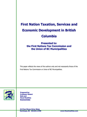First Nation Taxation, Services, and Economic Development in British Columbia (2012)