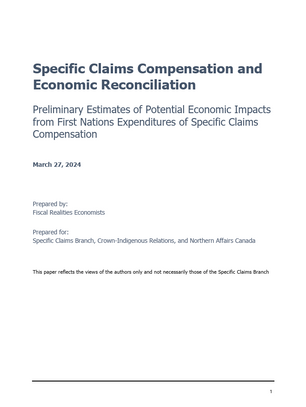 Specific Claims Compensation and Economic Reconciliation (2024)