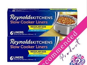 Reynolds Kitchens Premium Slow Cooker Liners Help Save Time On Clean Up For Meal Prepping