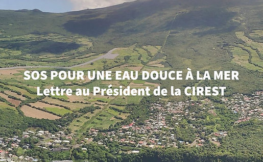 LETTRE AU PRÉSIDENT DE LA CIREST
