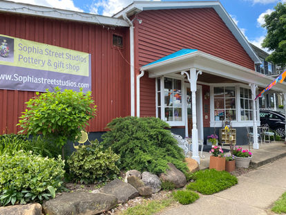 front of store