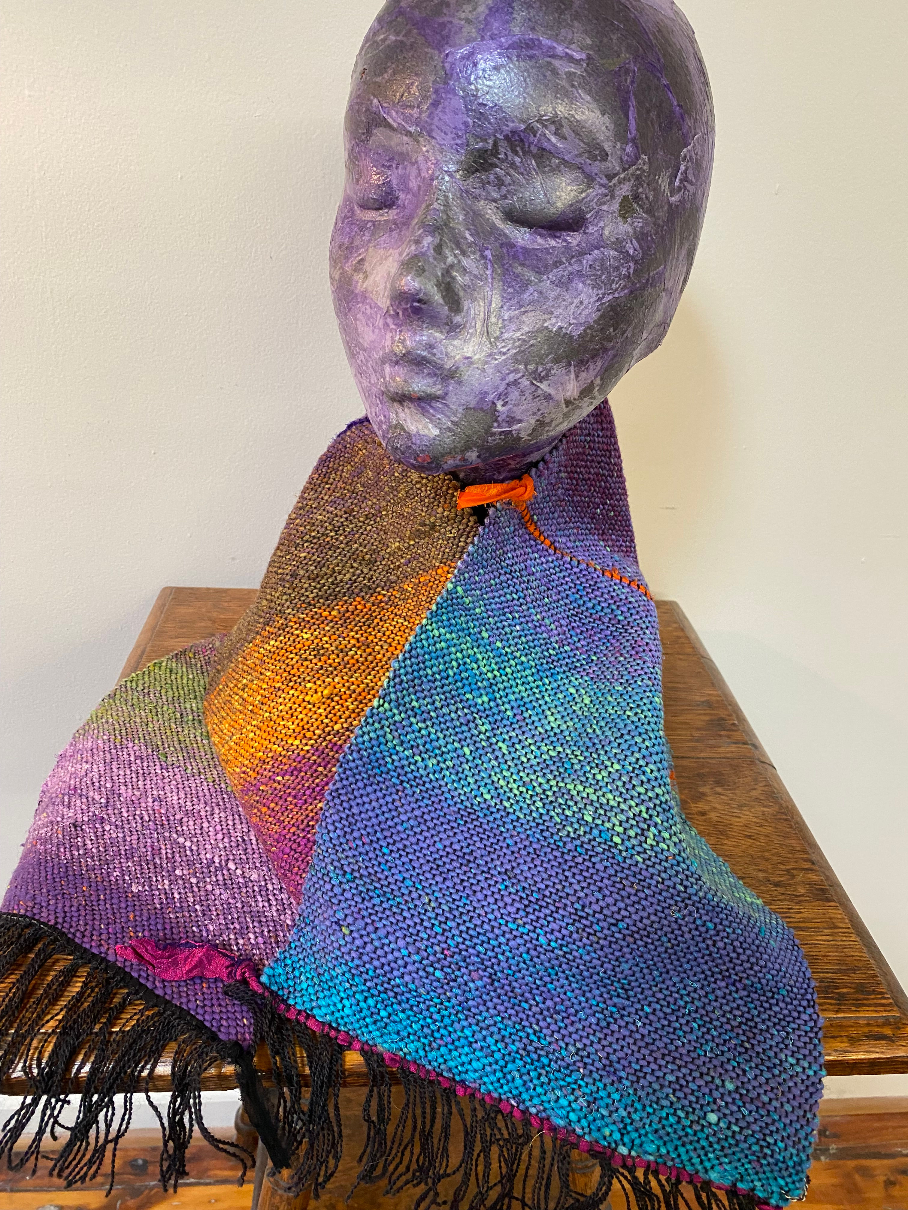 Handwoven multicolor scarf