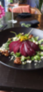 ★ Poached Pear & 'Blue Cheese' Salad (GF)