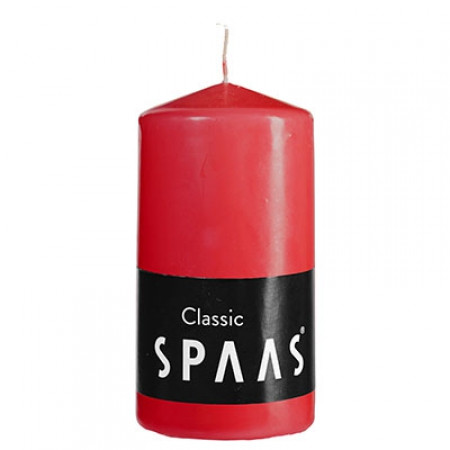 Свеча Spaas kaarsen столбик красная 6/10см (5411708036102)