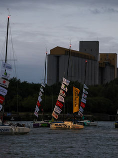 The boats of La Solitaire du Figaro Paprec have arrived in Rouen!