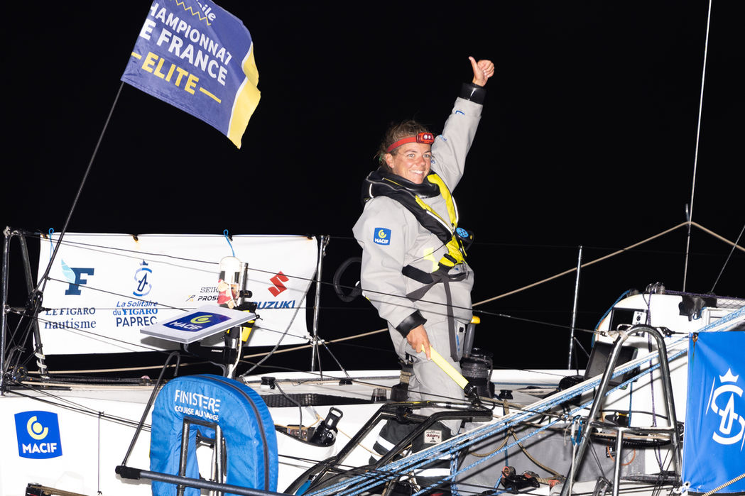 Charlotte Yven(Skipper Macif 2023), deuxième de La Solitaire du Figaro Paprec 2025 !