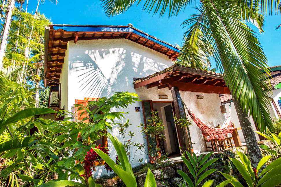 Vista Lateral Externa do Chalé Master