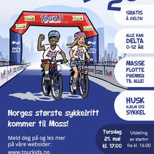 Tour of Norway for Kids kommer til Nesparken
