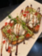 Smash avocado