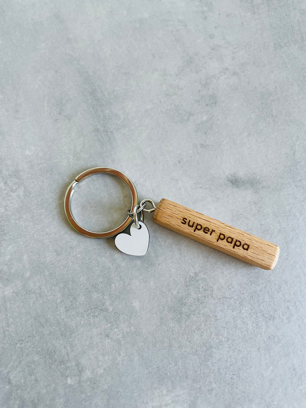 Miniature : Porte-clés baguette en bois personnalisable