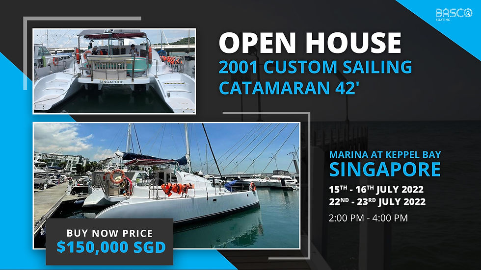 Open House 2001 Custom Sailing Catamaran Viewings