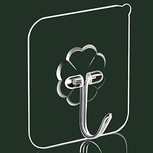 10PCS Strong Transparent Suction Cup Sucker Wall Hooks Hanger for Kitchen Bathro