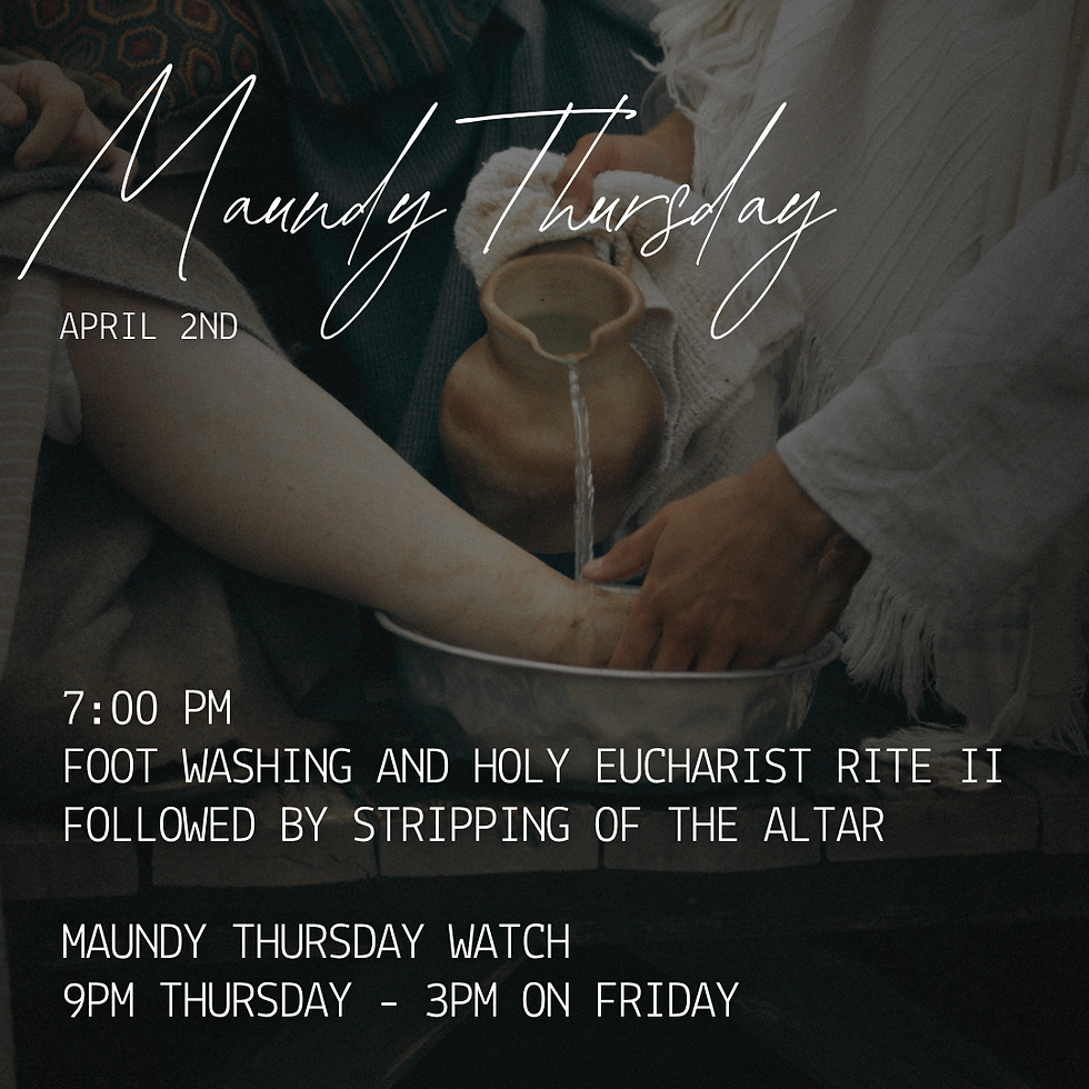 Maundy Thursday