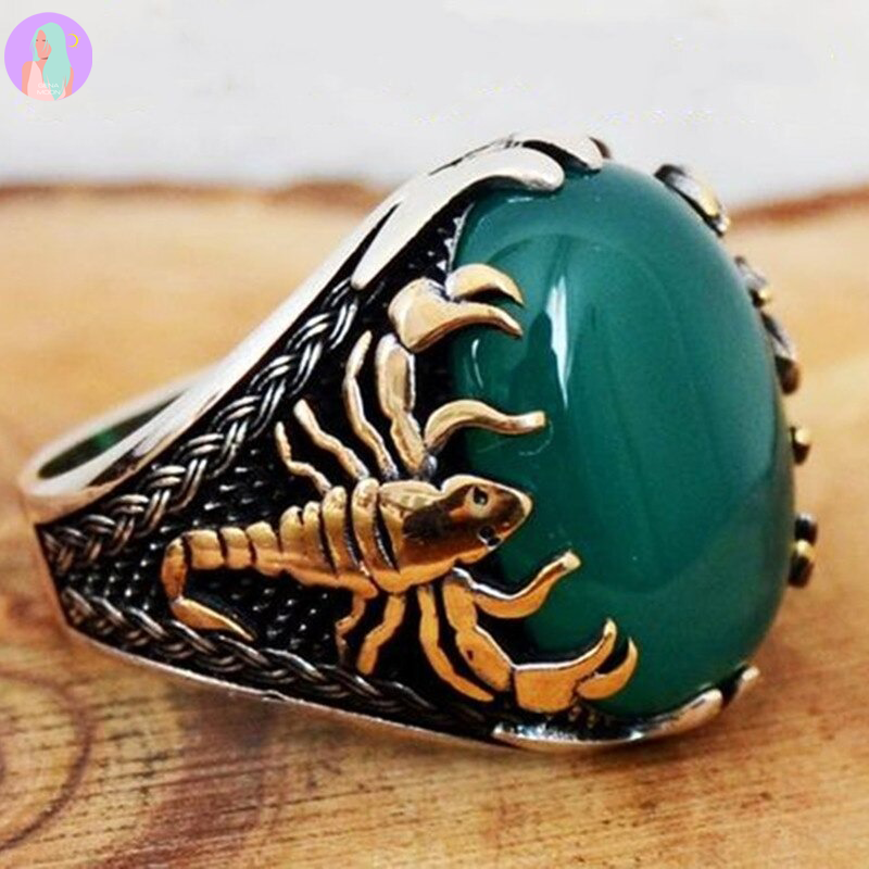 Thumbnail: Men’s Silver Carved Ring