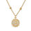 Thumbnail: Coin Pendants Gold Zodiac Sign Necklace