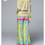 Thumbnail: Divine Women's Suits Long Sleeve Printed Shirt And Long Wide Pant