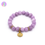 Thumbnail: Kuznite Official Gena Moon Engraved Charm Beaded Bracelet