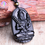 Thumbnail: Men's Obsidian Six Stars Lucky Amulet Necklace