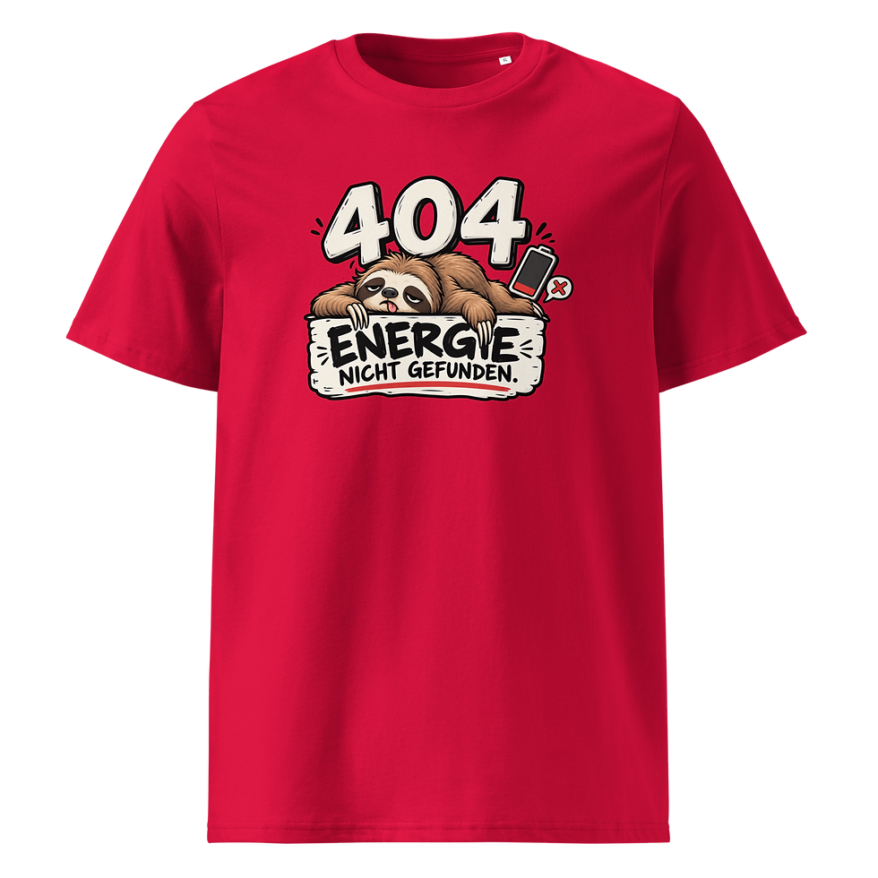 Miniaturbild: ME/CFS T-Shirt - Energie nicht gefunden