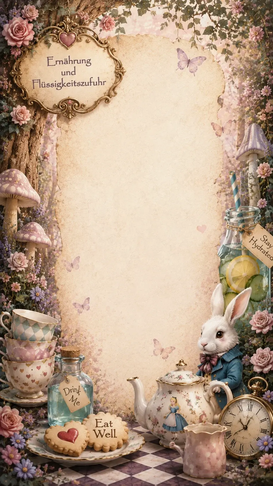 Hintergrund Alice im Wunderland