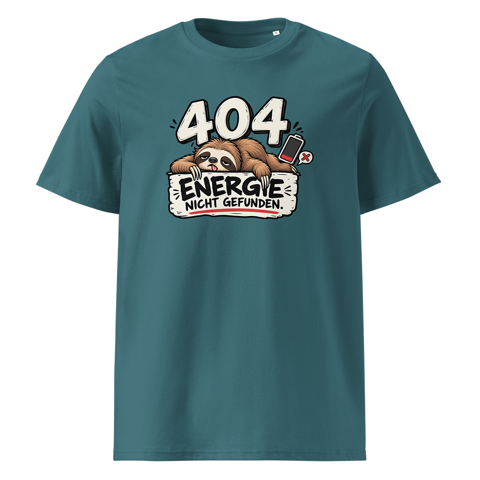 Miniaturbild: ME/CFS T-Shirt - Energie nicht gefunden