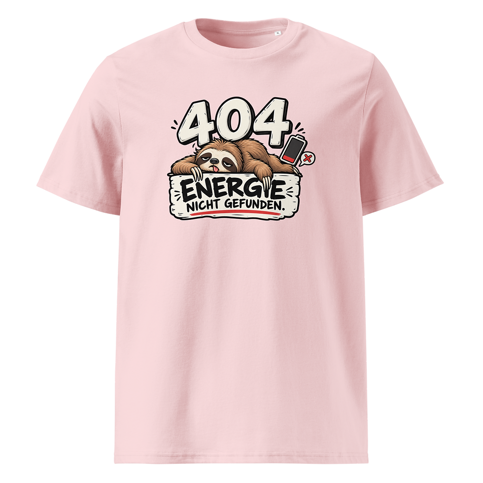 Miniaturbild: ME/CFS T-Shirt - Energie nicht gefunden