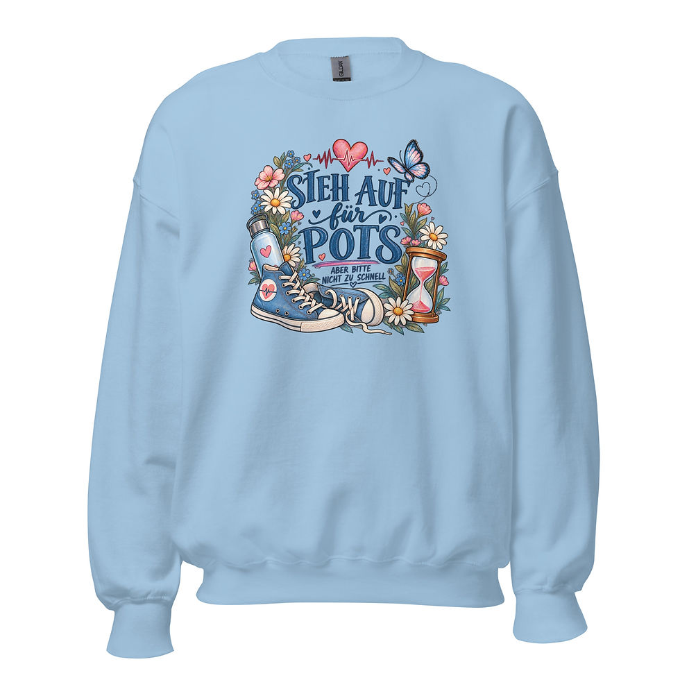 Miniaturbild: POTS Unisex Pullover - Steh auf für POTS