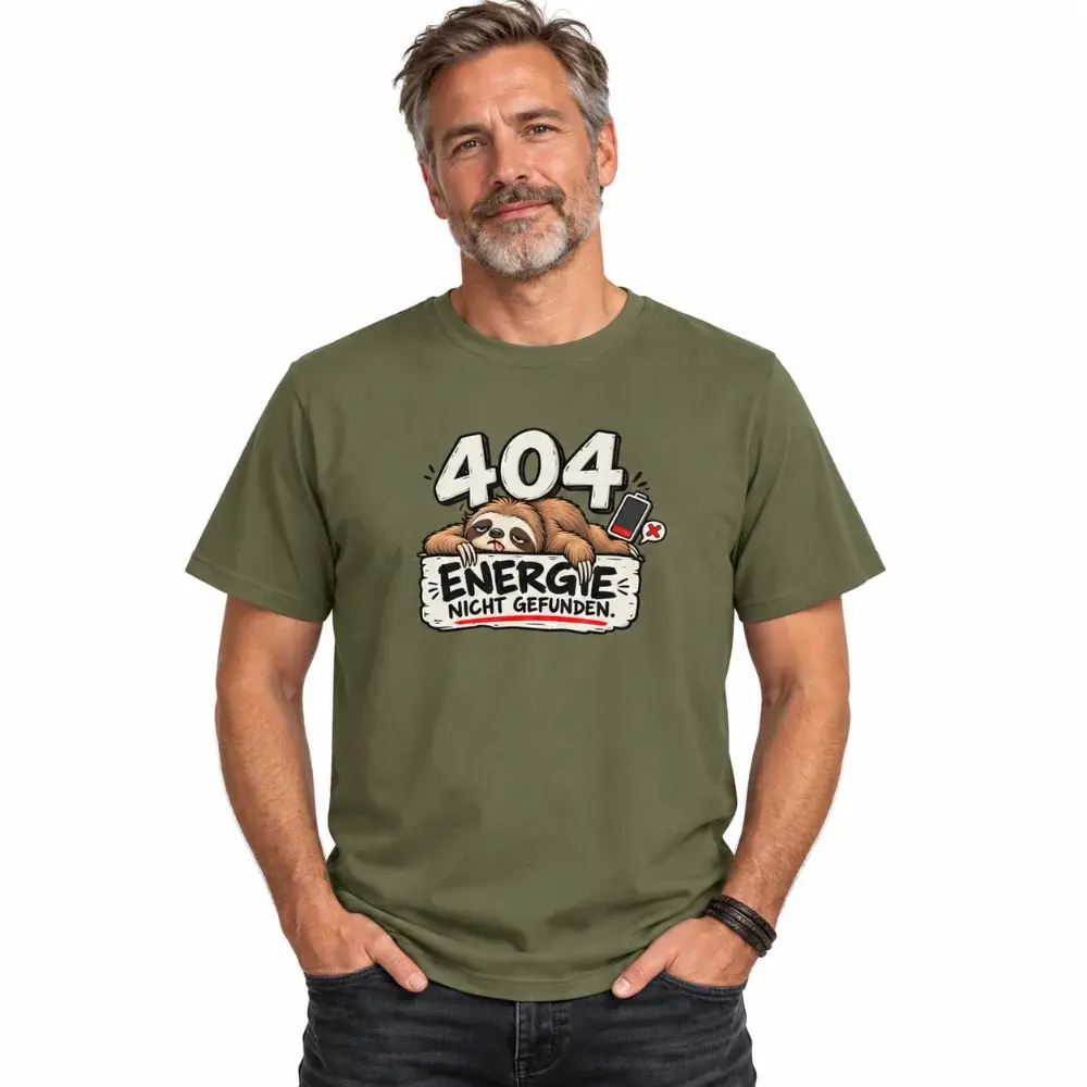 ME/CFS T-Shirt - Energie nicht gefunden