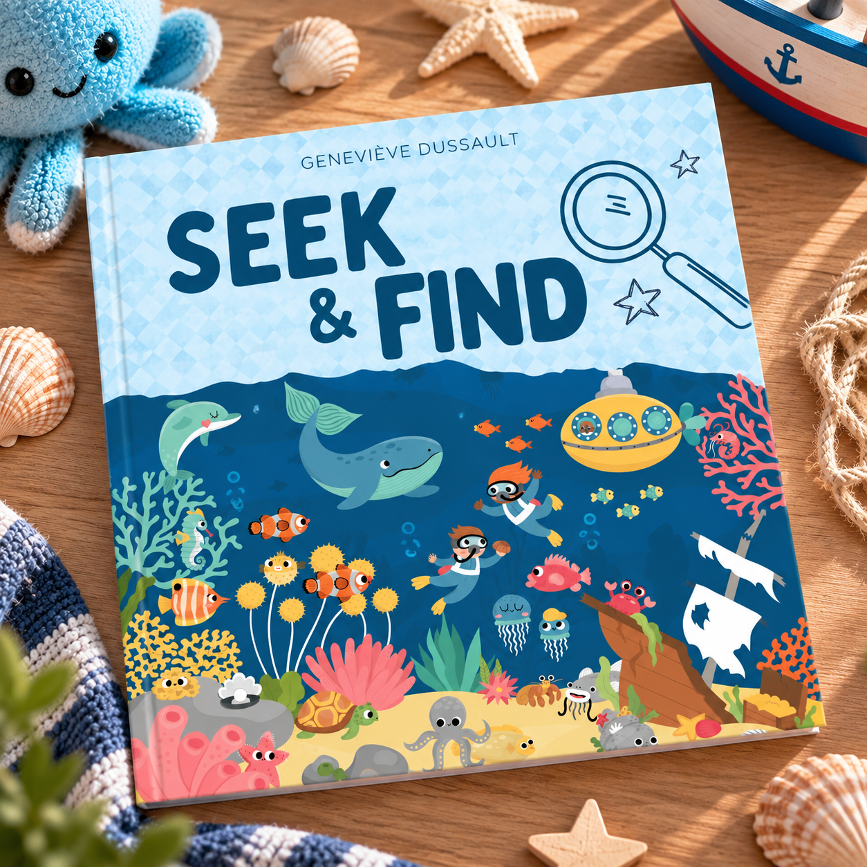 Seek & find | Unisex Blue