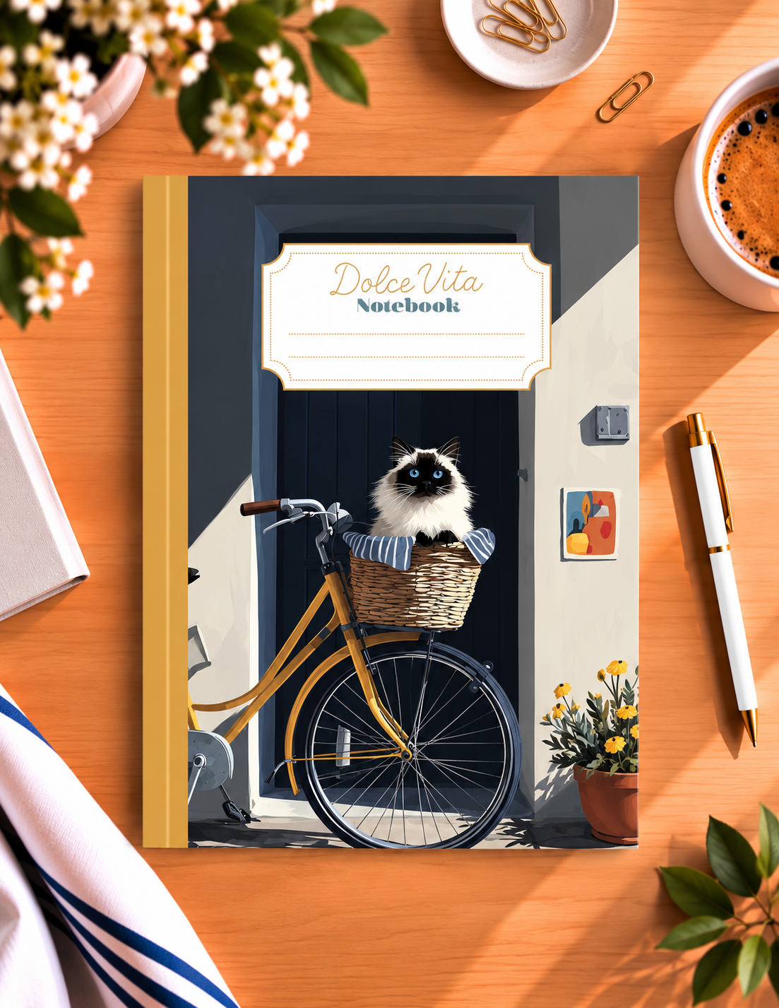 Notebook Chat 4 | Cat in a basket