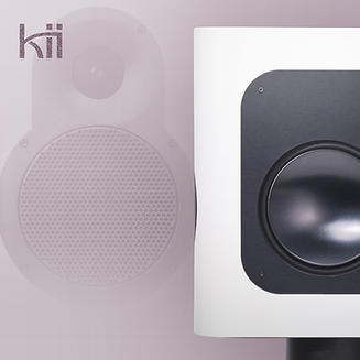 Kii Seven Speaker - White Side View
