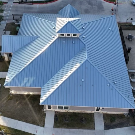 Commercial roofing project completed by Rafter G Exteriors