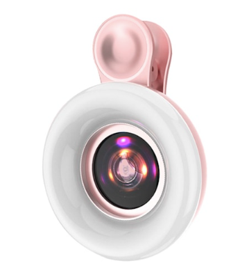 Thumbnail: Rose Gold LED Flash Macro-light Camera Lense